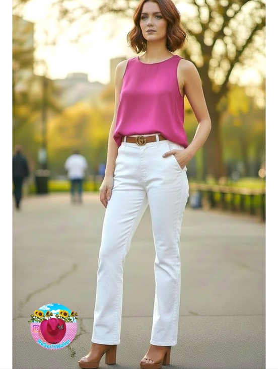 Ann Taylor Sweaters - Ann Taylor-Sweater In Fuschia- Square Neckline- Large Petite-EUC $98 Retail